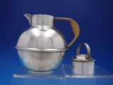 Number 673 by International Silverplate 3 Piece Tea Pots with Stand (#4444)