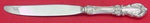 Burgundy by Reed and Barton Sterling Silver Regular Knife Modern Never Used
