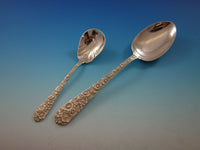Bridal Bouquet by Alvin Sterling Silver Flatware Set for 8 Service 50 pieces