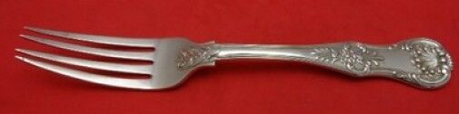 Kings English Sterling by Unknown Sterling Silver Dinner Fork Large Heavy 8"