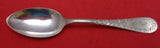 Brite Cut by Wendell Sterling Silver Coffee Spoon with Birds and Flowers 5 1/2"