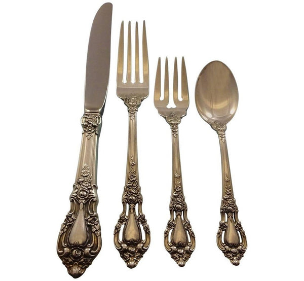 Eloquence by Lunt Sterling Silver Flatware Set 8 Service 32 Pcs Dinner Size