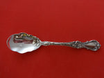 Floral by Wallace Plate Silverplate Ice Cream Spoon 5 1/2"