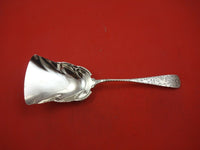 Acid Etched by Bailey Banks and Biddle Sterling Silver Cracker Scoop 10" Floral