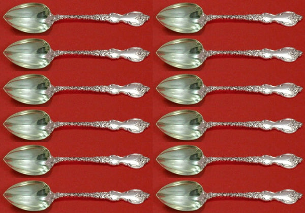Du Barry International Sterling Silver Grapefruit Sp Custom Set 12 pc 6" Fluted