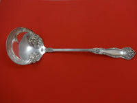 Arbutus by International/Rogers Plate Silverplate Soup Ladle w/Flowers 11 1/2"
