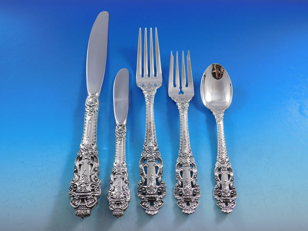 Crown Baroque by Gorham Sterling Silver Flatware Set Service 38 pieces Dinner