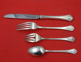 Regency Shell by Lunt Sterling Silver Dinner Size Place Setting(s) 4pc Flatware