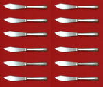 Candlelight by Towle Sterling Silver Fish Knife Custom Set 12 pieces 8 1/4"