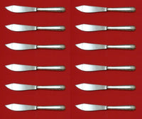 Candlelight by Towle Sterling Silver Fish Knife Custom Set 12 pieces 8 1/4"