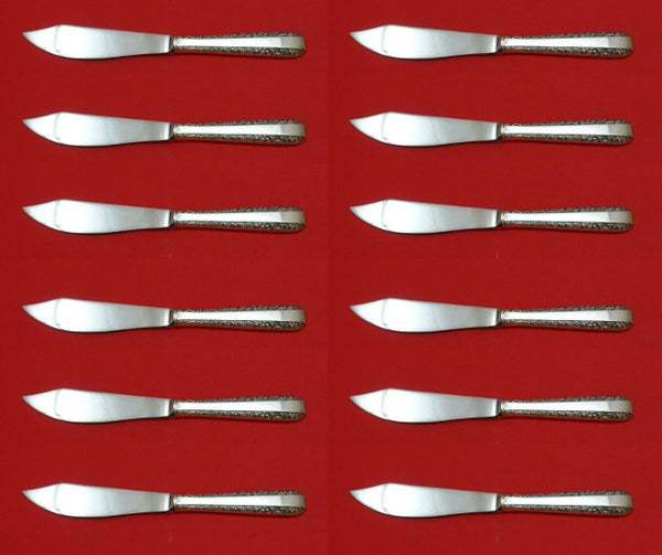 Candlelight by Towle Sterling Silver Fish Knife Custom Set 12 pieces 8 1/4"