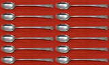 English Shell by Lunt Sterling Silver Iced Tea Spoon Set 12 pieces 7 1/2"