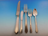 William & Mary by Lunt Sterling Silver Flatware Set for 8 Service 46 pcs Dinner