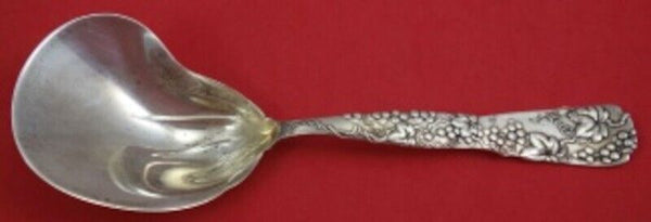 Vine by Tiffany and Co Sterling Silver Berry Spoon Conch Shape w/ Grape Motif 9"