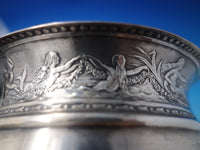 Schulz and Fischer Sterling Silver Basket with Handle Mermaids c.1880 (#5876)