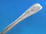 Lap Over Acid Etched by Tiffany Sterling Silver Regular Fork Seed Pods 7 1/4"
