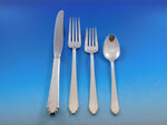 William & Mary by Lunt Sterling Silver Flatware Set Place Size Service 37 Pcs