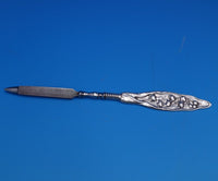 Lily of the Valley by Whiting Sterling Silver Nail File Flat Handle WS 7" #7667