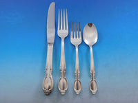 Precious Mirror International Rogers Silverplate Flatware Set 8 Service 57 pcs