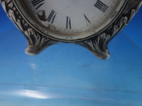 Lap Over Edge Acid Etched by Tiffany Sterling Silver Clock by VAP Brevet #6021