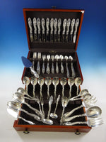 Decor by Gorham Sterling Silver Flatware Set For 12 Service 84 Pieces