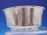 Matthews Co Sterling Silver Child's Set 2pc Plate Bowl Acid Etched Kewpies #9030