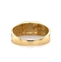 14k Yellow Gold Blank Signet Ring Jewelry (#J5770)