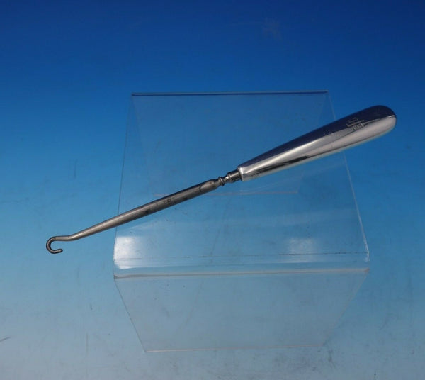 King William by Tiffany and Co Sterling Silver Button Hook 8" #5118 Heirloom