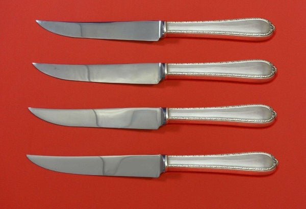 Pine Tree by International Sterling Silver Steak Knife Set 4pc HHWS Custom
