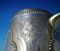 William Hunt Victorian English Sterling Silver Baby Cup Partial Gilt Beads #6276