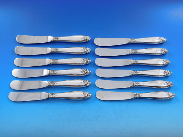 Prelude by International Sterling Silver Butter Spreader HH Paddle Set 12 pcs