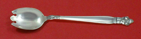 Silver Poppy by Lunt Sterling Silver Ice Cream Dessert Fork 6 1/8" Custom Made