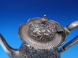 Repousse by Hennegan and Bates Sterling Silver Tea Set 5pc 58.49 ozt. (#7569)