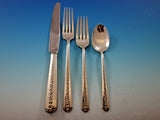 Rambler Rose by Towle Sterling Silver Flatware Set for 8 Service 32 pieces