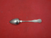 Kings by Bailey & Kitchen plain stem & back Coin Silver Dessert Spoon 7 1/4"