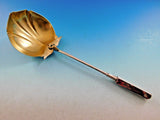 Isis by Gorham Sterling Silver Gravy Ladle Gold Washed w/ Snake and Wings 8 1/2"
