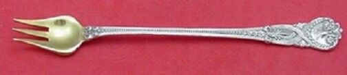 Saint James By Tiffany and Co. Sterling Silver Cocktail Fork Goldwashed 5 7/8"