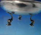 B and Shield English Sterling Silver Inkwell w/Deco Style Insect Handles (#5423)