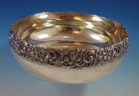 Repousse by Shreve Sterling Silver Fruit Bowl Dated January 1893 (#2381)