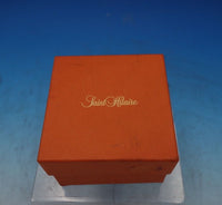 Saint Hilaire Silverplate Salt Dip Master w/ Crystal Liner in Original Box #6868