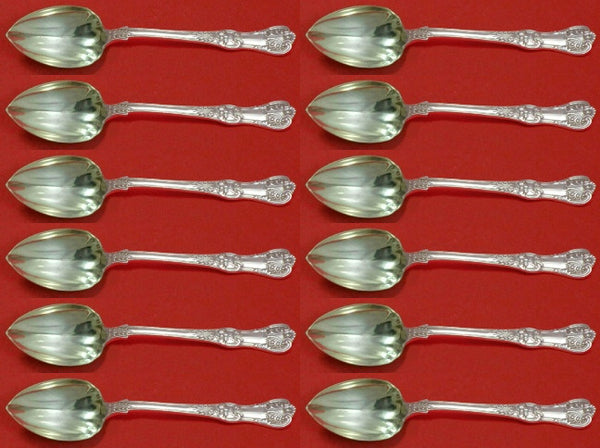 English King by Tiffany Sterling Silver Grapefruit Sp Custom Set 12 pcs Fluted
