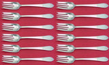 Faneuil By Tiffany and Co. Sterling Silver Salad Fork 4-Tine Set of 12pcs 6 3/4"