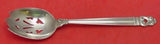 Royal Danish by International Sterling Silver Serving Spoon Pierced Orig 8 1/2"