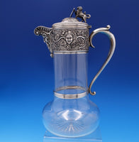 J. Grinsell & Sons English Victorian Sterling Claret Wine Decanter Pitcher #7523