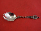 German Silver by Various Makers .830 Silver Sugar Spoon 3D Woman w/ Children 6"