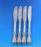 Royal Rose by Wallace Sterling Silver Butter Spreader HH Modern Set of 4 pcs