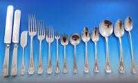 Madam Jumel by Whiting Sterling Silver Flatware Set 12 Service 190 pcs Dinner