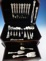Marlborough by Reed & Barton Sterling Silver Dinner Flatware Set Service 88 Pcs
