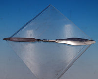 Lily of the Valley by Whiting Sterling Silver Nail File Flat Handle WS 7" #7667
