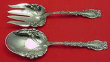 Josephine by Frank Whiting Sterling Silver Salad Serving Set 2pc AS with Lilies